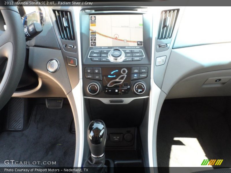 Radiant Silver / Gray 2012 Hyundai Sonata SE 2.0T