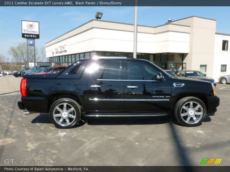 Black Raven / Ebony/Ebony 2011 Cadillac Escalade EXT Luxury AWD