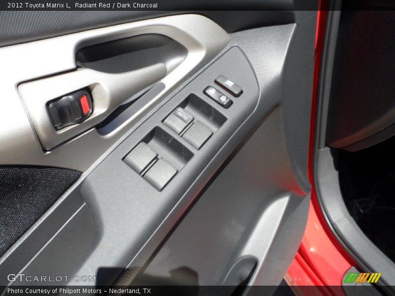 Radiant Red / Dark Charcoal 2012 Toyota Matrix L