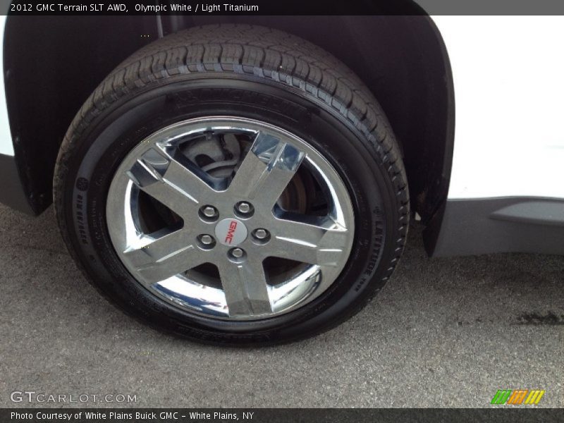 Olympic White / Light Titanium 2012 GMC Terrain SLT AWD