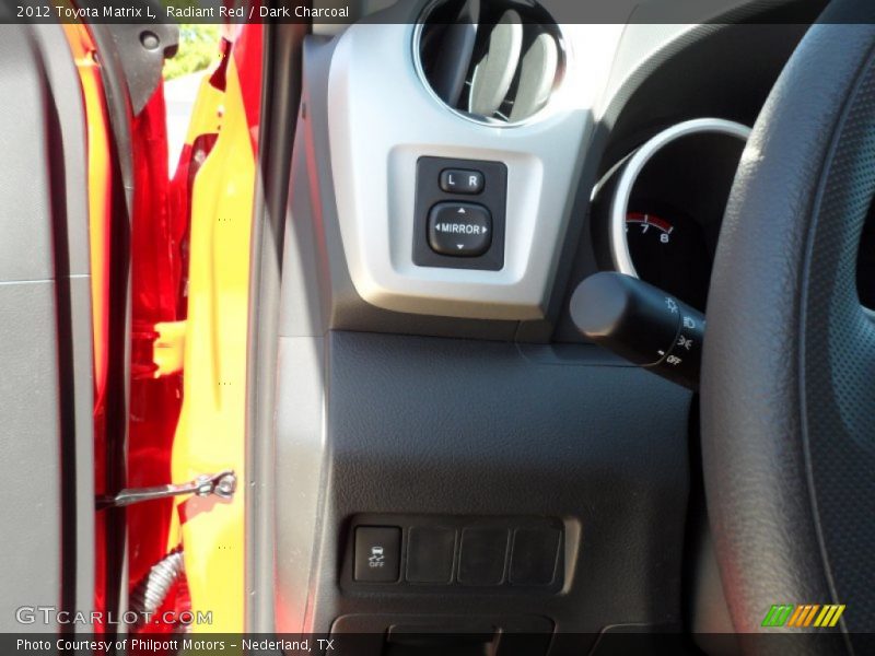Radiant Red / Dark Charcoal 2012 Toyota Matrix L