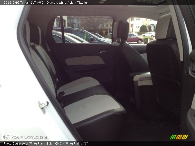 Olympic White / Light Titanium 2012 GMC Terrain SLT AWD