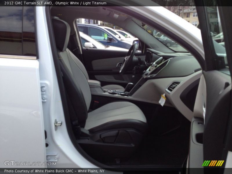 Olympic White / Light Titanium 2012 GMC Terrain SLT AWD