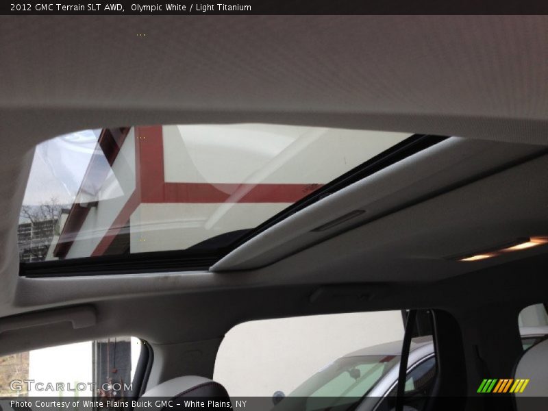 Olympic White / Light Titanium 2012 GMC Terrain SLT AWD