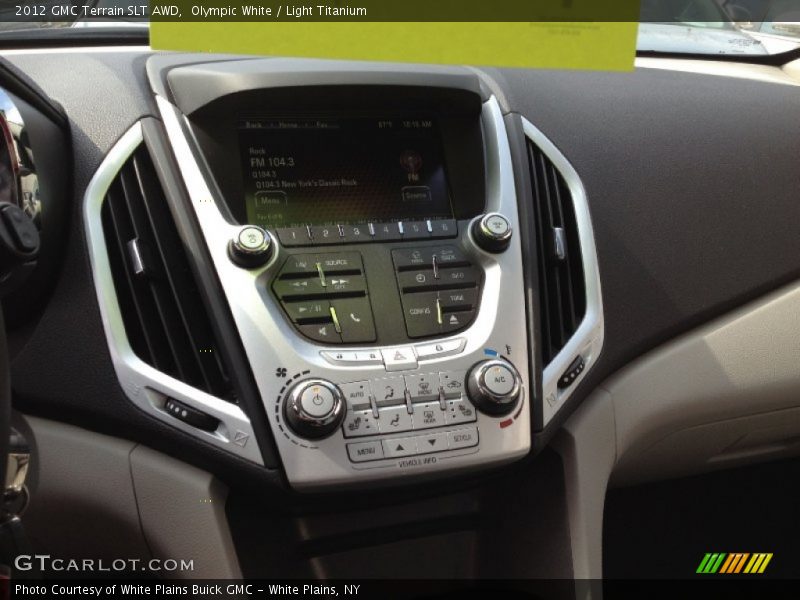 Olympic White / Light Titanium 2012 GMC Terrain SLT AWD