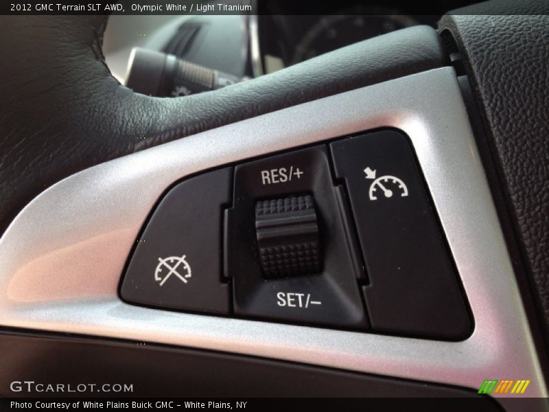 Olympic White / Light Titanium 2012 GMC Terrain SLT AWD