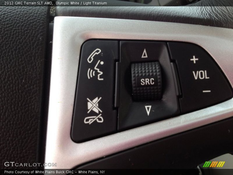 Olympic White / Light Titanium 2012 GMC Terrain SLT AWD