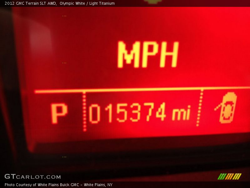 Olympic White / Light Titanium 2012 GMC Terrain SLT AWD
