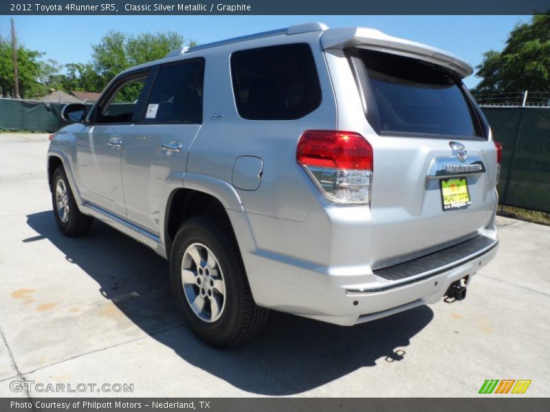 Classic Silver Metallic / Graphite 2012 Toyota 4Runner SR5