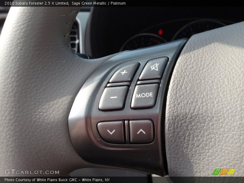 Controls of 2010 Forester 2.5 X Limited