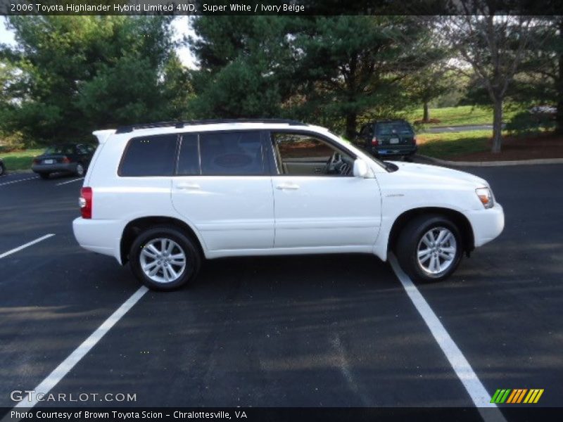 Super White / Ivory Beige 2006 Toyota Highlander Hybrid Limited 4WD