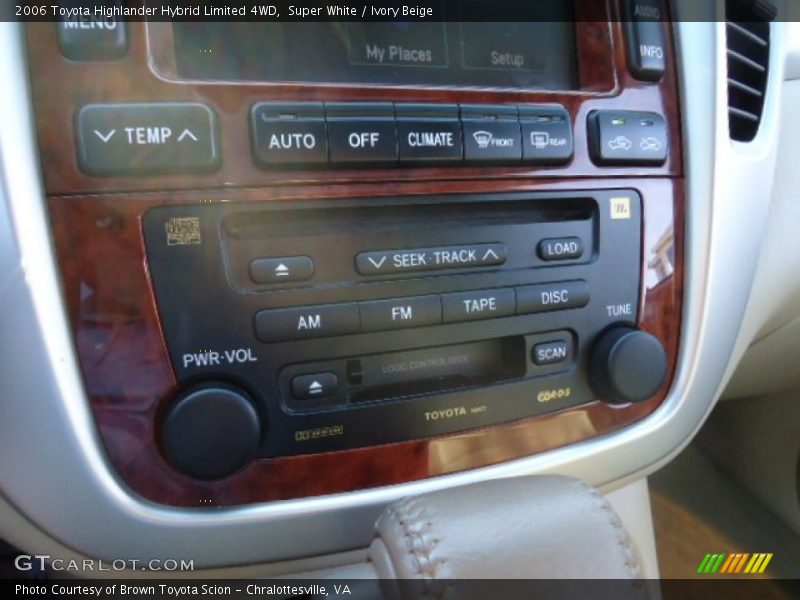 Super White / Ivory Beige 2006 Toyota Highlander Hybrid Limited 4WD