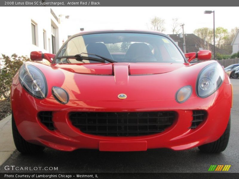 Ardent Red / Black 2008 Lotus Elise SC Supercharged