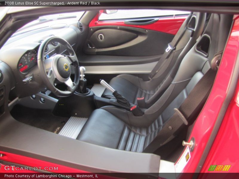  2008 Elise SC Supercharged Black Interior