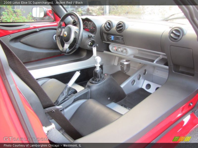 Dashboard of 2008 Elise SC Supercharged