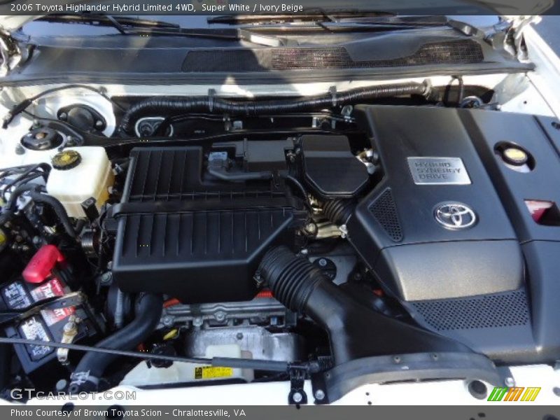 Super White / Ivory Beige 2006 Toyota Highlander Hybrid Limited 4WD