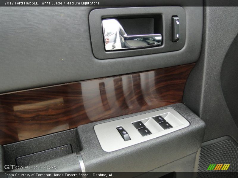White Suede / Medium Light Stone 2012 Ford Flex SEL