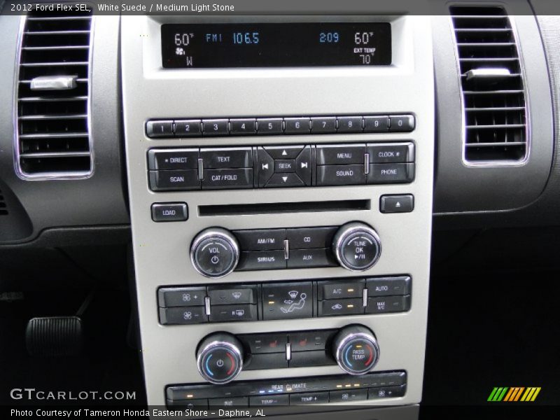 White Suede / Medium Light Stone 2012 Ford Flex SEL