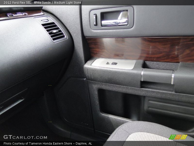 White Suede / Medium Light Stone 2012 Ford Flex SEL