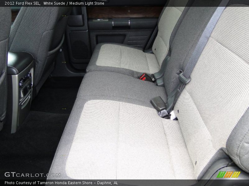 White Suede / Medium Light Stone 2012 Ford Flex SEL