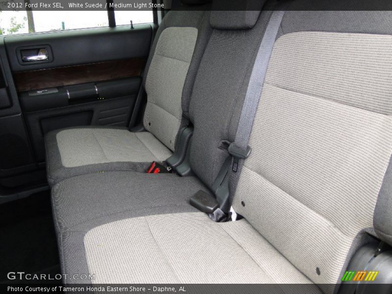 White Suede / Medium Light Stone 2012 Ford Flex SEL