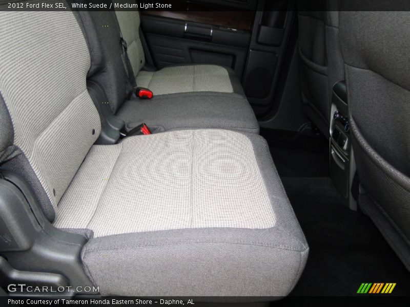 White Suede / Medium Light Stone 2012 Ford Flex SEL