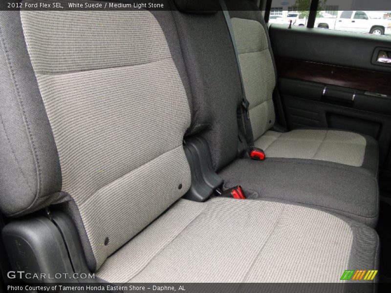 White Suede / Medium Light Stone 2012 Ford Flex SEL