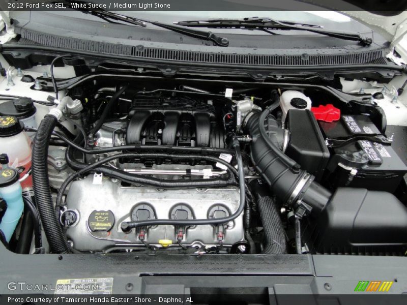 White Suede / Medium Light Stone 2012 Ford Flex SEL
