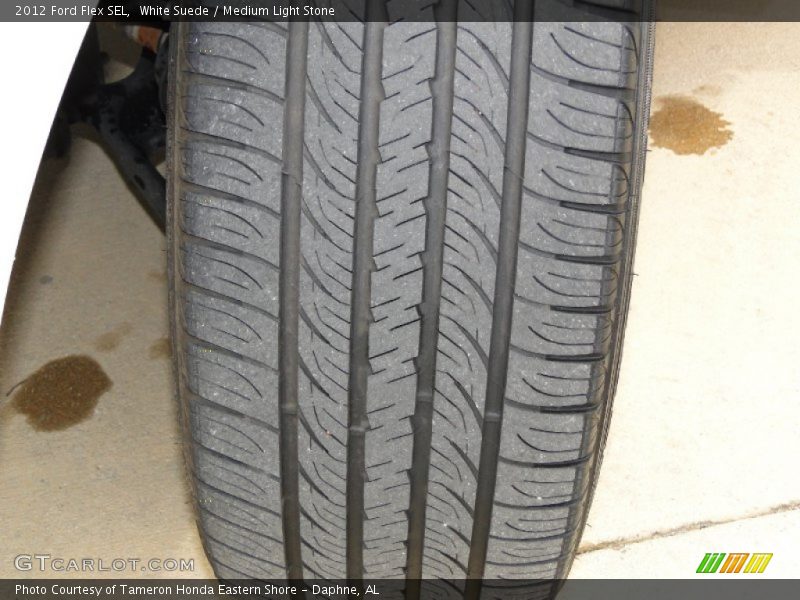 White Suede / Medium Light Stone 2012 Ford Flex SEL