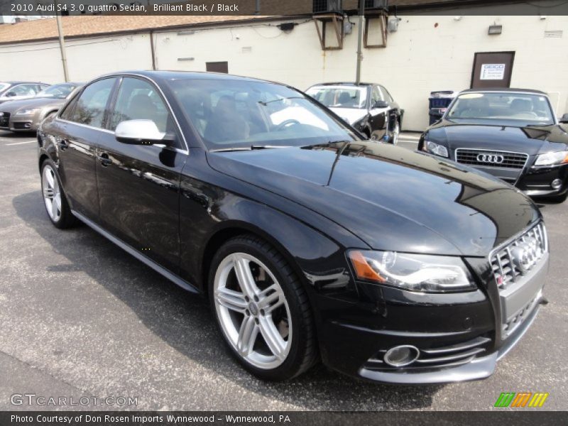Brilliant Black / Black 2010 Audi S4 3.0 quattro Sedan