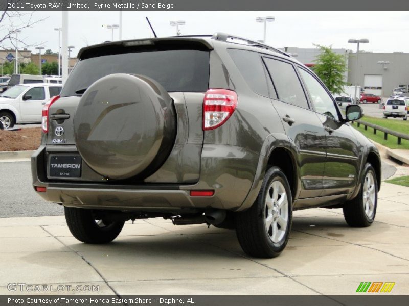 Pyrite Metallic / Sand Beige 2011 Toyota RAV4 Limited