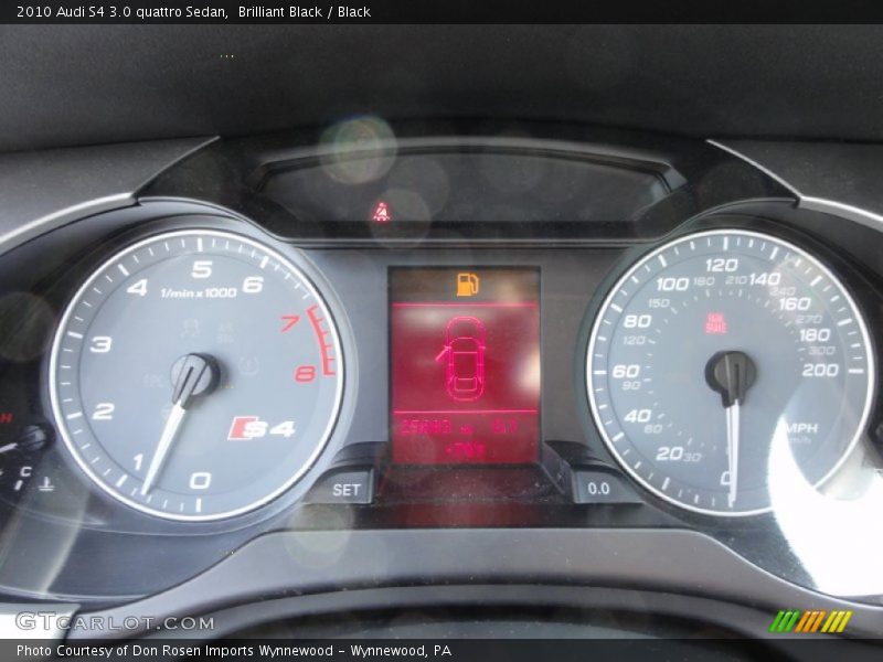  2010 S4 3.0 quattro Sedan 3.0 quattro Sedan Gauges