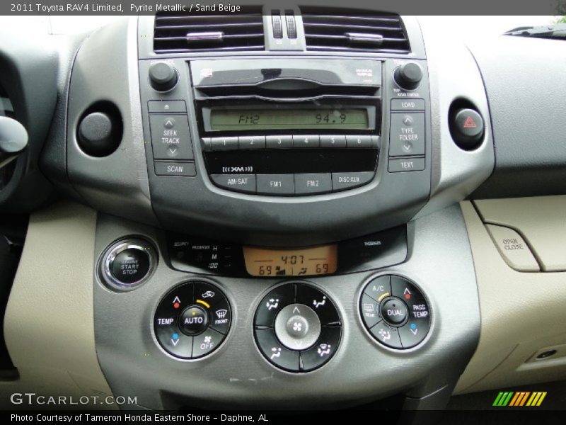 Controls of 2011 RAV4 Limited