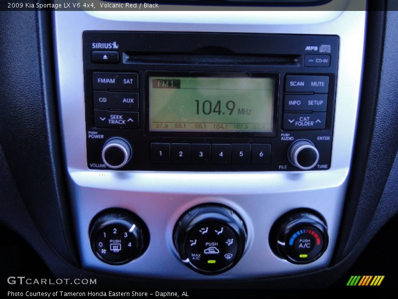 Audio System of 2009 Sportage LX V6 4x4