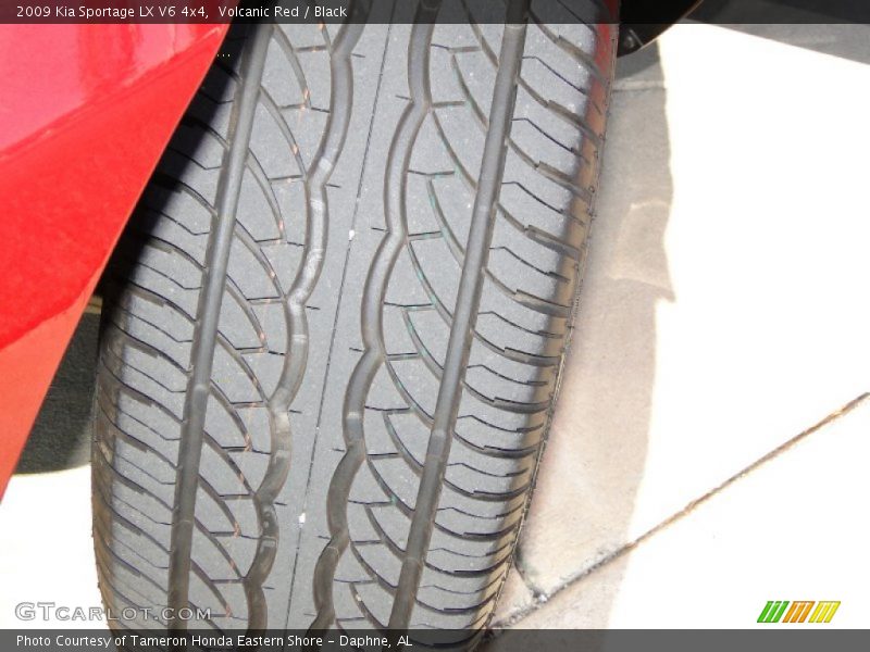 Volcanic Red / Black 2009 Kia Sportage LX V6 4x4