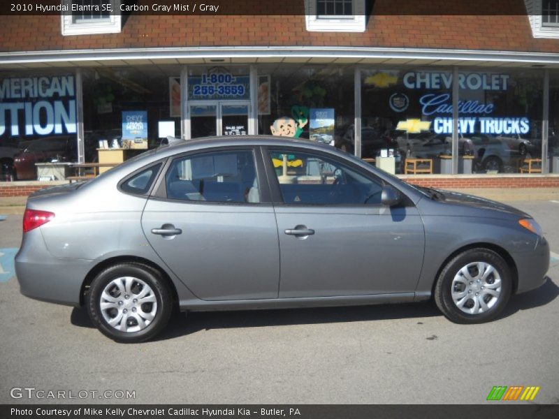 Carbon Gray Mist / Gray 2010 Hyundai Elantra SE