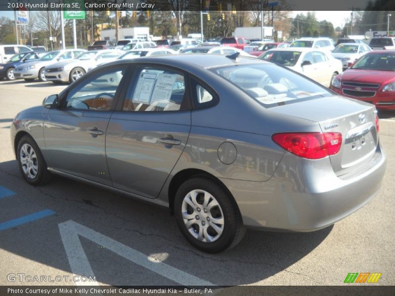 Carbon Gray Mist / Gray 2010 Hyundai Elantra SE