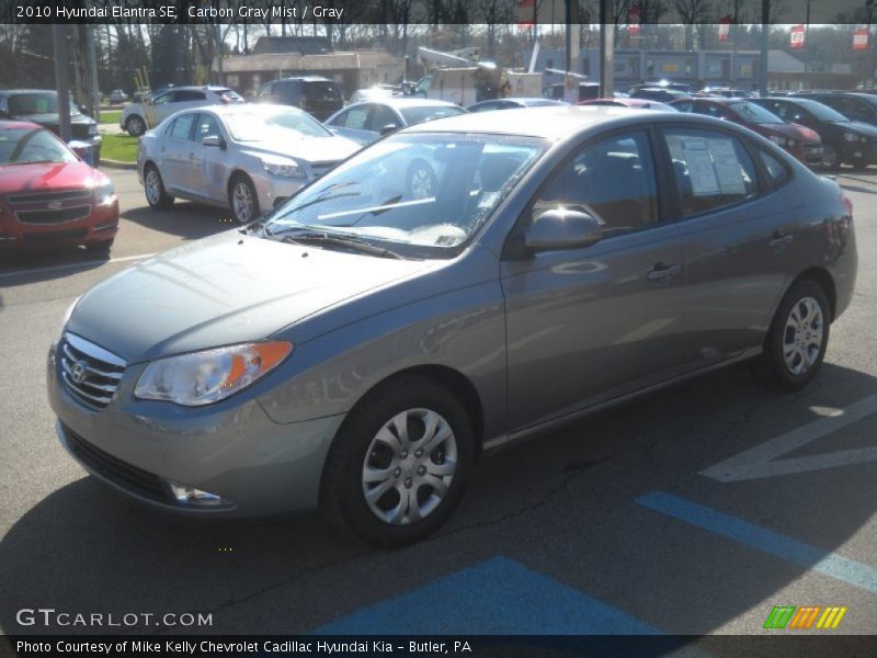 Carbon Gray Mist / Gray 2010 Hyundai Elantra SE