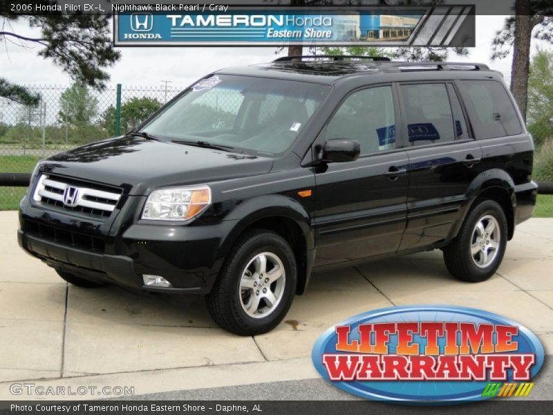 Nighthawk Black Pearl / Gray 2006 Honda Pilot EX-L