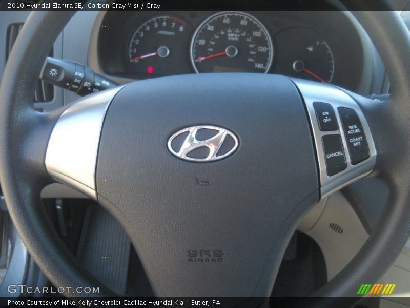 Carbon Gray Mist / Gray 2010 Hyundai Elantra SE