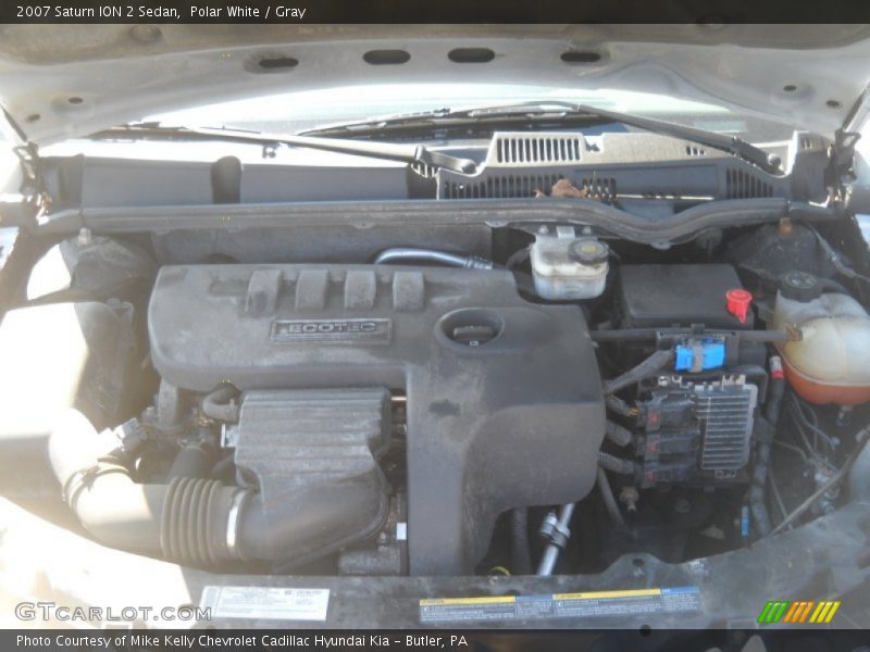 Polar White / Gray 2007 Saturn ION 2 Sedan