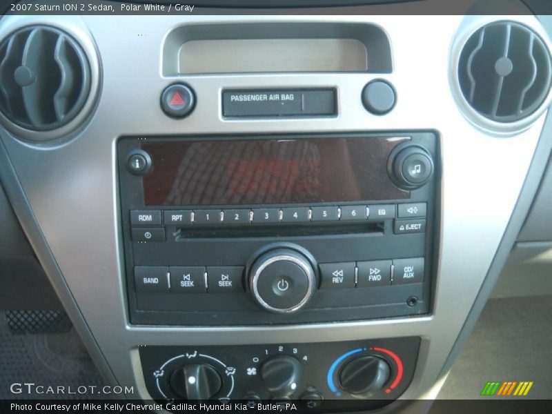 Polar White / Gray 2007 Saturn ION 2 Sedan