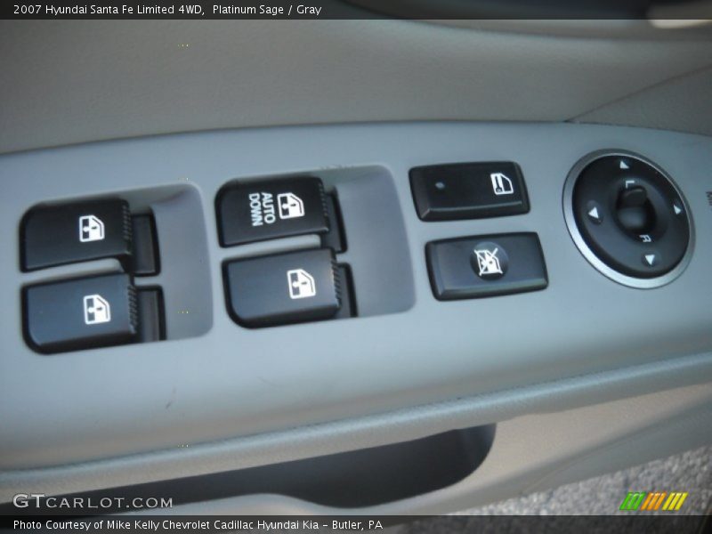 Platinum Sage / Gray 2007 Hyundai Santa Fe Limited 4WD