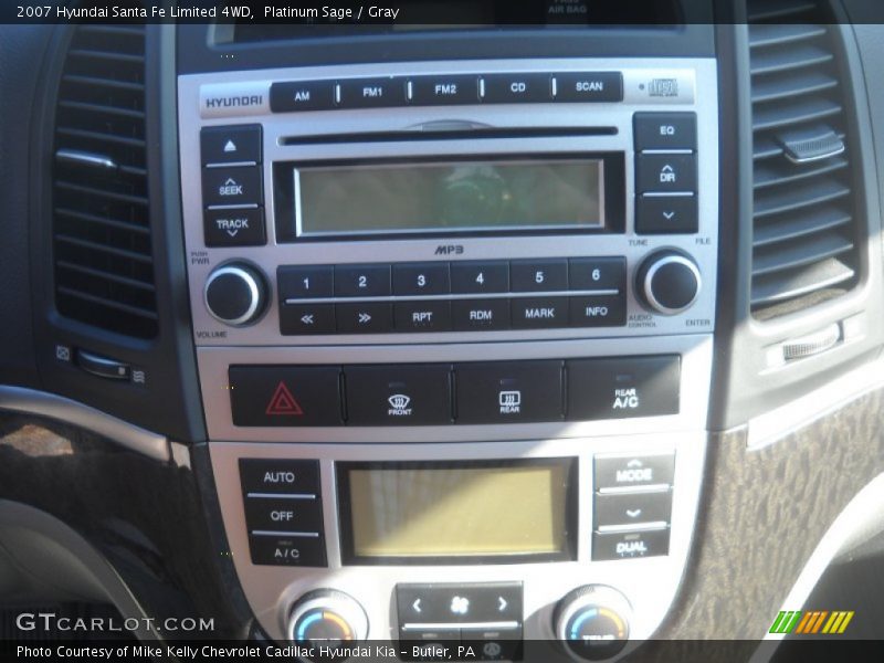 Platinum Sage / Gray 2007 Hyundai Santa Fe Limited 4WD