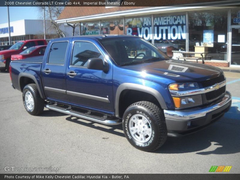 Imperial Blue Metallic / Ebony 2008 Chevrolet Colorado LT Crew Cab 4x4