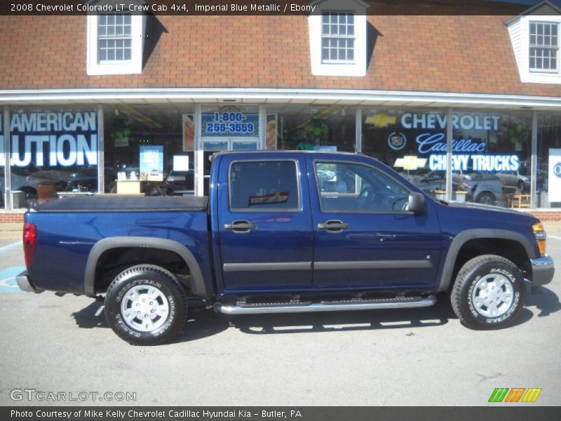Imperial Blue Metallic / Ebony 2008 Chevrolet Colorado LT Crew Cab 4x4