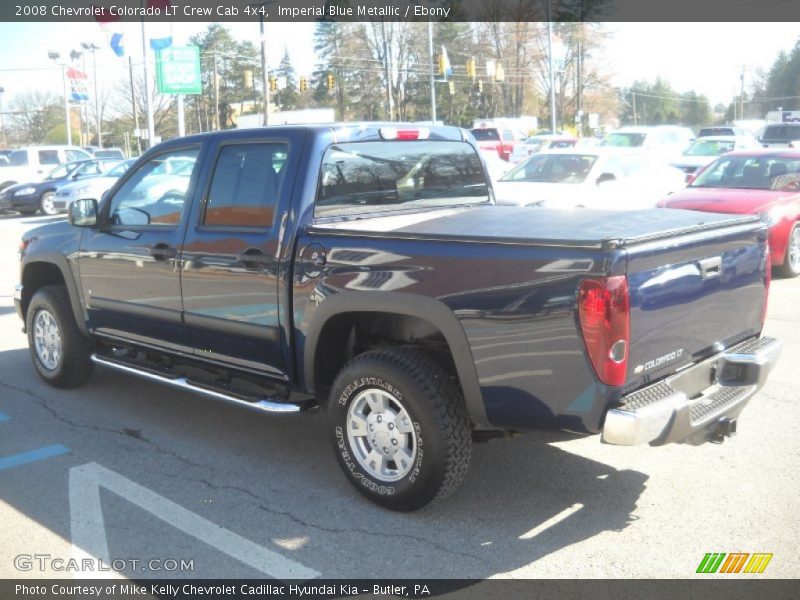 Imperial Blue Metallic / Ebony 2008 Chevrolet Colorado LT Crew Cab 4x4