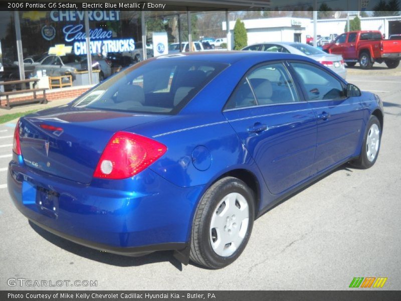 Electric Blue Metallic / Ebony 2006 Pontiac G6 Sedan