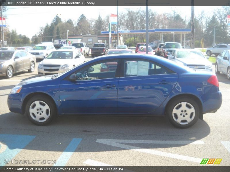 Electric Blue Metallic / Ebony 2006 Pontiac G6 Sedan