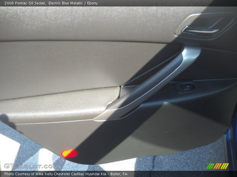 Electric Blue Metallic / Ebony 2006 Pontiac G6 Sedan